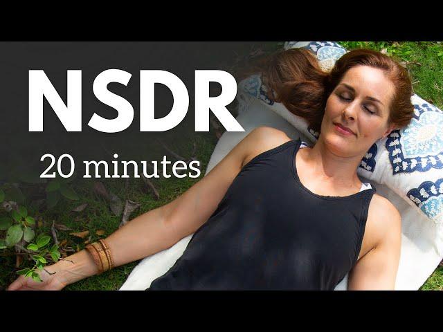 Non Sleep Deep Rest | NSDR | 20 minute Yoga Nidra