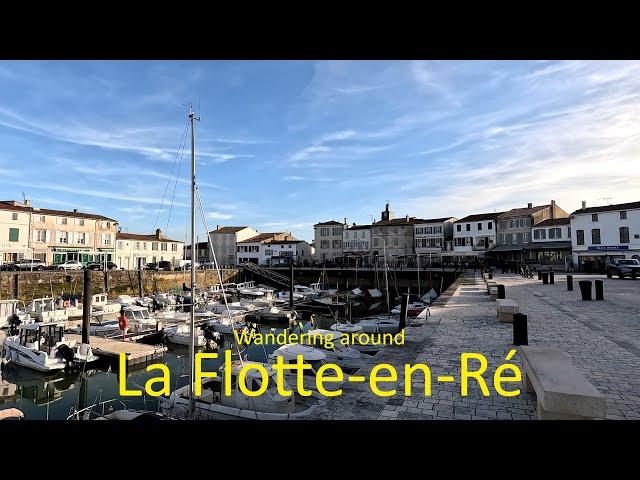 Wandering around La Flotte-en-Re, Nouvelle-Aquitaine, one of the most beautiful villages of France