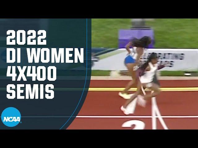 Comeback in women's 4x400 semis - 2022 NCAA outdoor track and field championships