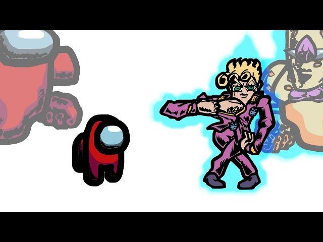 Mini Crewmate Kills JoJo's Characters - Part #2 | Among Us