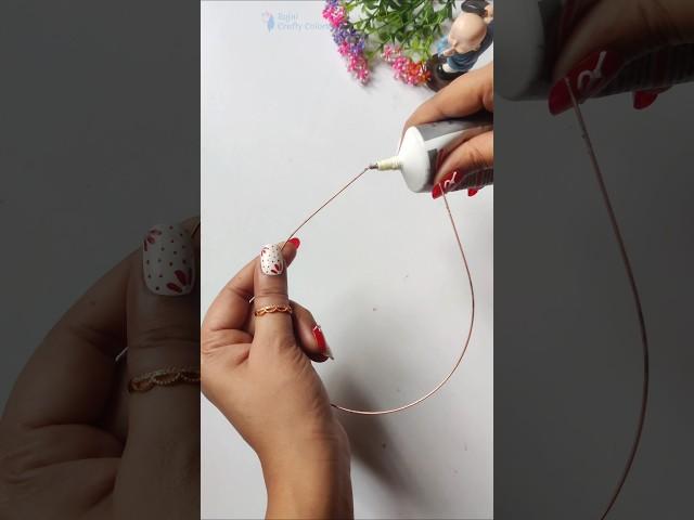 Beautiful Hairband Diy️🩷️#craft#diy#hairband#rajnicraftycolors#shorts#trending