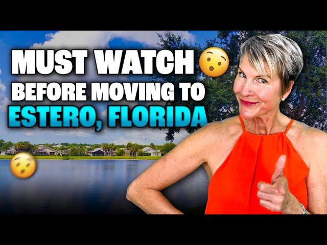 Watch this video BEFORE moving to Estero,Florida in 2024 | What Is It Like To Live In Estero Florida