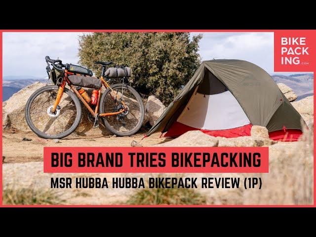 MSR Hubba Hubba Bikepack Review (1p) - Big Brand Tries Bikepacking