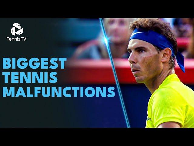 Rackets Breaking & Horror Fails  When Tennis Malfunctions!