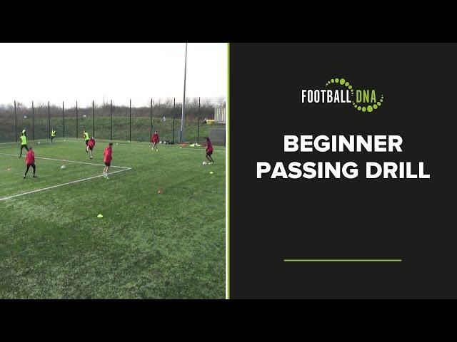 Beginner Passing Drill|  Football DNA