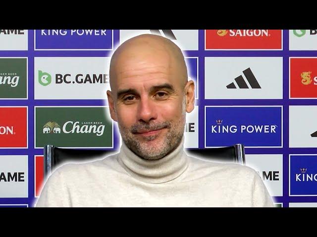  LIVE | Pep Guardiola post-match press conference | Leicester 0-2 Man City