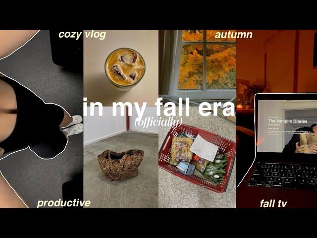 in my FALL ERA️ cozy + productive days in my life + my everyday fall routine | fall vlog 2024