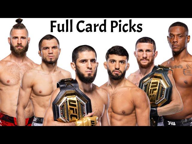 My Full Card Predictions & Breakdown For UFC 311