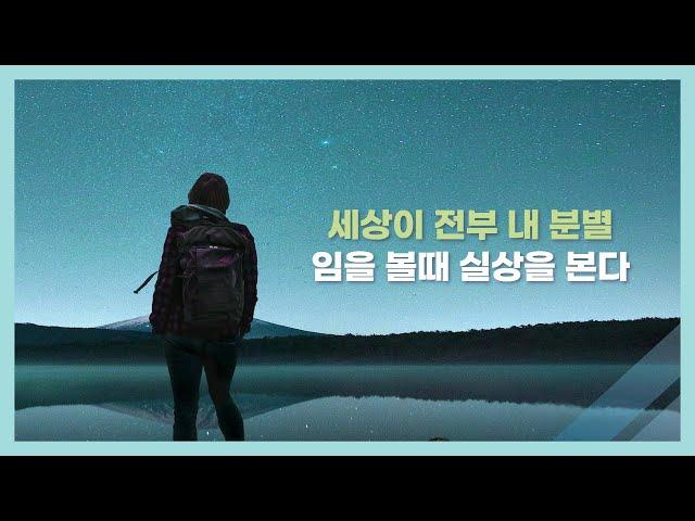 세상이 전부 내 분별임을 볼때 실상을 본다