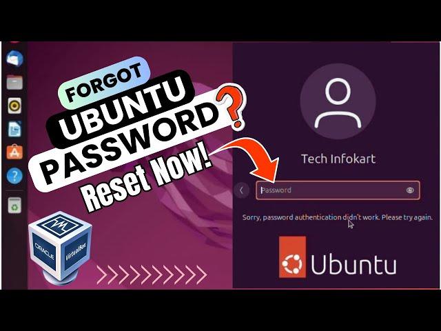 How to Reset Ubuntu Login Password in VirtualBox | Change the Root Password on Ubuntu