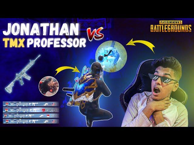 Taking on Jonathan Gaming in a Random Lobby | TMX PROFESSOR | Unbelievable Clutch  #pubgmobile