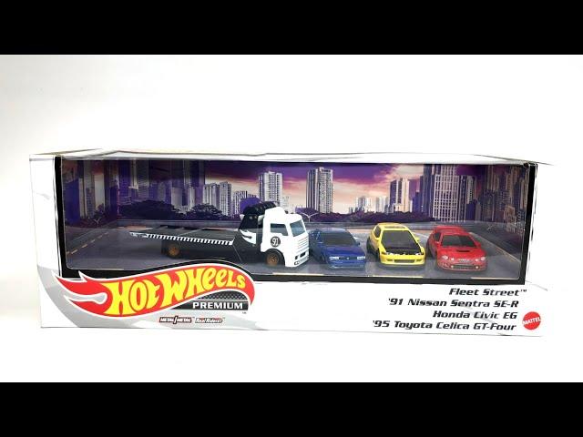 Unboxing Hot Wheels Premium Box Set 2022 - '90 Car Model