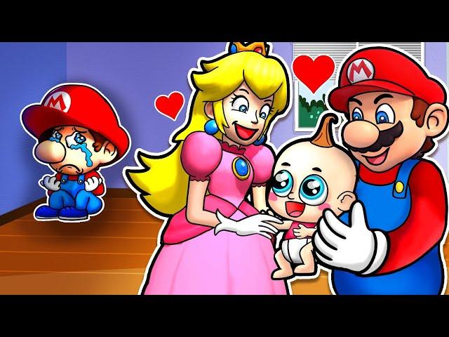 Mario Saves The Child...Baby Mario Feels Abandoned - Baby Mario Sad Story - Super Mario Animation