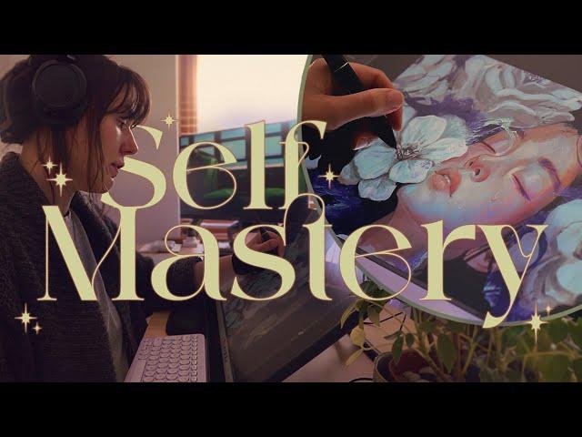 Teach Yourself Anything and Achieve Mastery  self-taught artist, paint with me  cosy art vlog