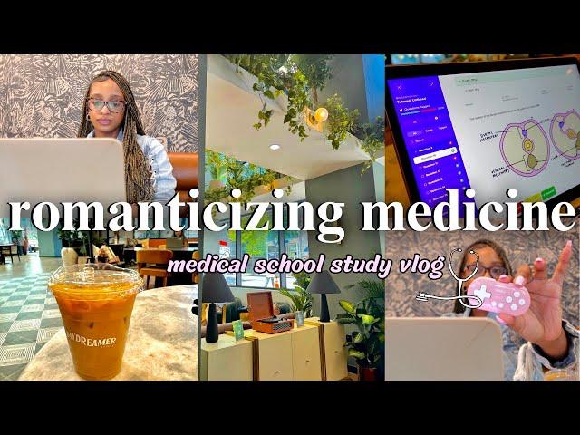 Romanticizing Medical School | Study with Me Medical School Vlog #medicalschool #premed #howtostudy