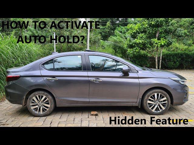 HOW TO USE AUTO HOLD IN 2020 HONDA CITY(MANUAL) | HIDDEN FEATURE