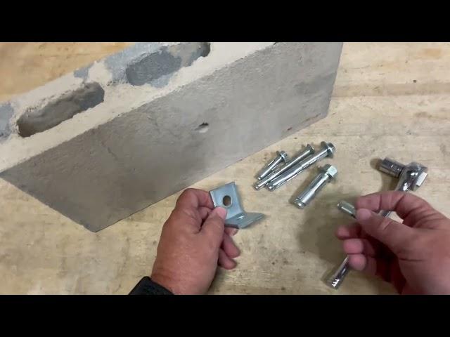 Use The Right Anchor For Block & Brick, Sleeve Anchors