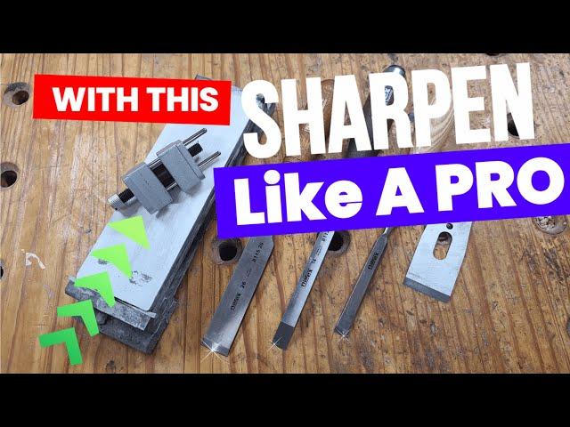 Sharpen Your Chisels and Plane Blades Like a Pro with this Simple and Affordable Honing Jig