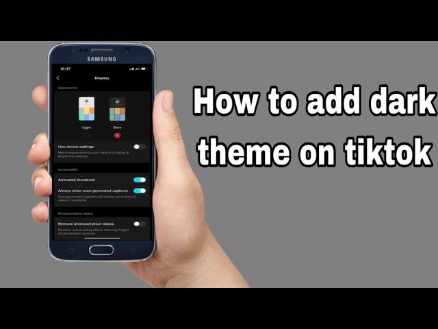 How to turn on dark theme on tiktok using iphone (Quick & Easy)