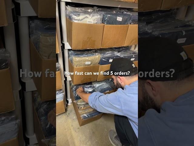 Pulling 5 online orders has never been faster  #sellingclothesonebay #reselling #ebayreseller