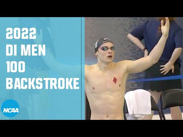 Men's 100 backstroke | 2022 NCAA swimming championships