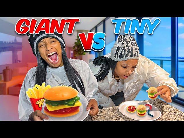 GIANT GUMMY VS TINY GUMMY Ft . NIA