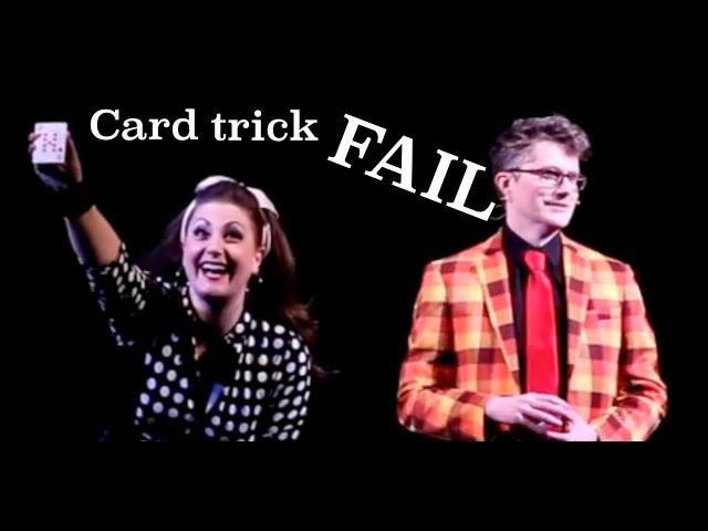 Hilarious Card Trick FAIL