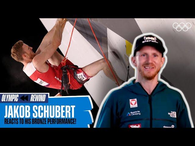 Jakob Schubert reacts to his Tokyo 2020 bronze medal performance!