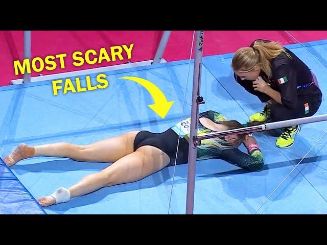 Most SCARY Falls in Gymnastics 