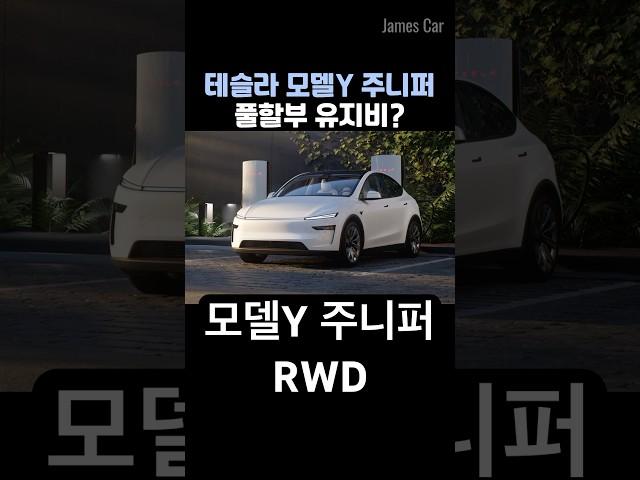 테슬라 모델Y 주니퍼 RWD 풀할부 유지비 얼마나 들까?