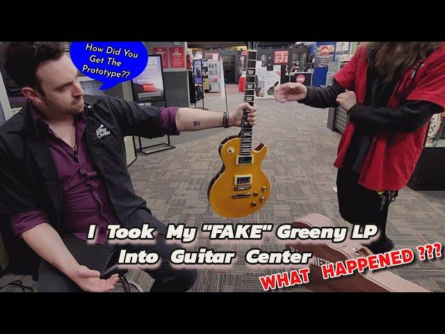 Taking a FAKE Les Paul into GUITAR CENTER - What's Their Reaction?