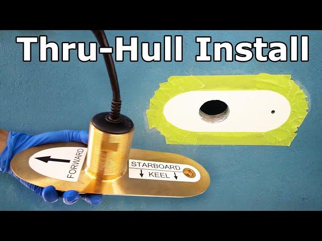 How to Install a Fish Finder Thru Hull Transducer (FULL In-Depth DIY)