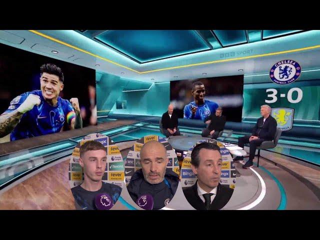 MOTD Chelsea vs Aston Villa 3-0 Cole Palmer Performance is Destructive | Palmer & Maresca Interview