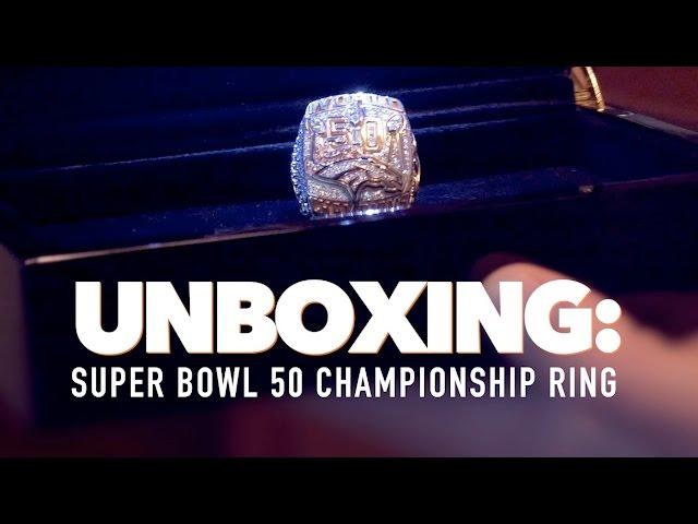 UNBOXING: Super Bowl 50 Ring - With Former Bronco, Tyler Polumbus