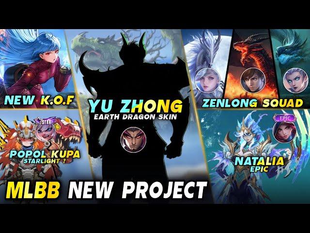 NEW ZENLONG SKIN (YU ZHONG, MIYA & MORE) | POPOL & KUPA STARLIGHT | NATALIA EPIC - MLBB #whatsnext