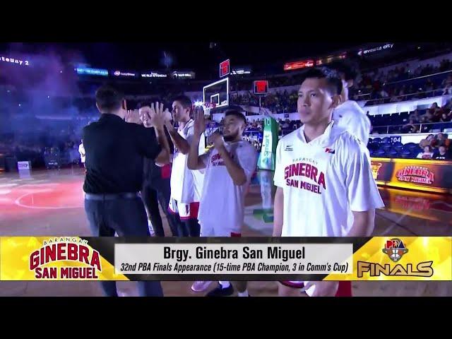 Barangay Ginebra’s GAME 7 FINAL ENTRANCE vs. TNT | PBA Season 49 Commissioner’s Cup