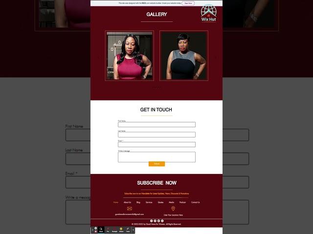 287 Women Empowerment Website Design #shorts #shortsfeed #website  #womenempowerment #empowerment