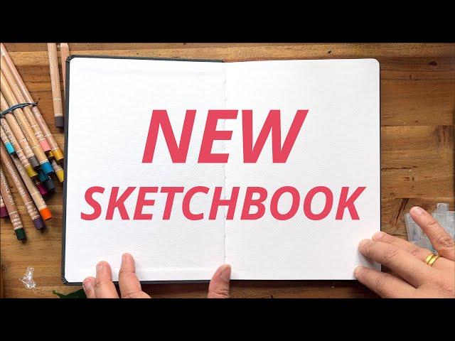 Starting a NEW Sketchbook + 5 First Page Tips!