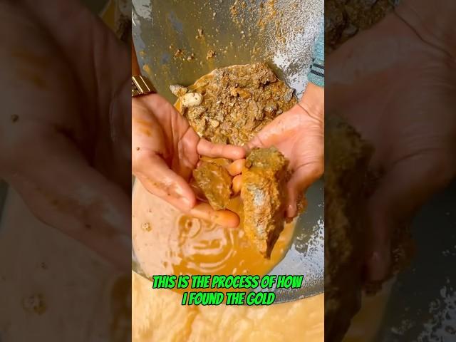 Traditional #goldmining discovered a gold mine worth over $50,000 inside a porous rock #goldrush