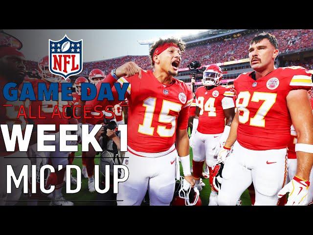 NFL Week 1 Mic'd Up! "I've never see a ball travel that far!" | Game Day All Access