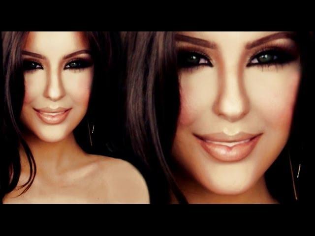 Kim Kardashian  make up tutorial by Anastasiya Shpagina