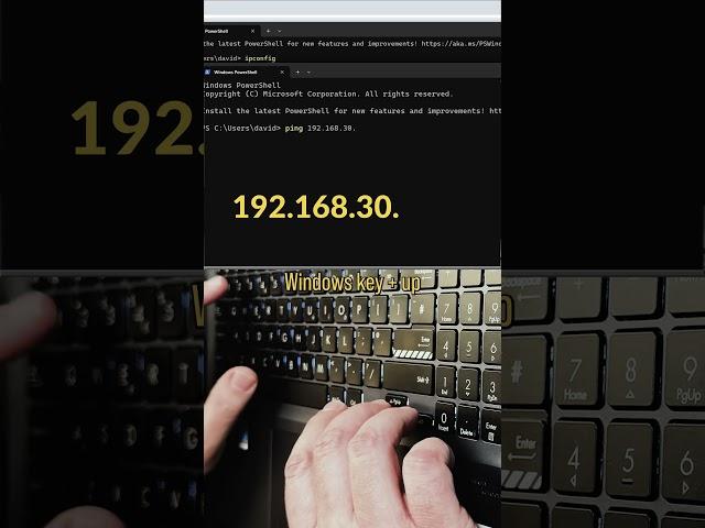 Did you know this Windows trick? #shorts #windows #windows11 #ip