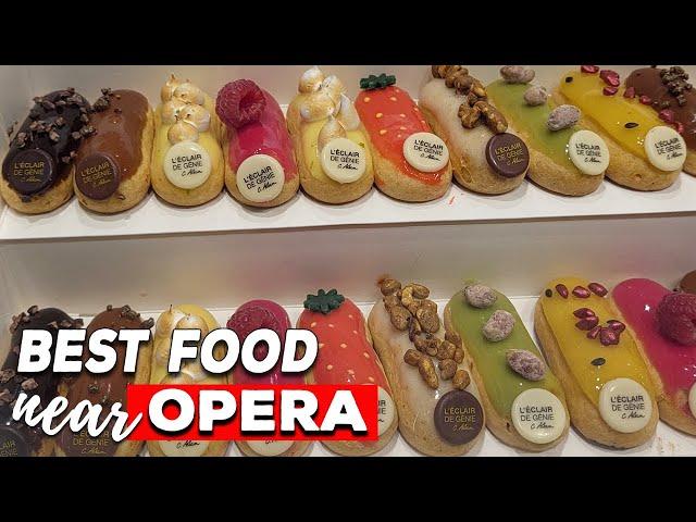 We Tried 10 Street Food near the OPÉRA in Paris (Cheap Eats)