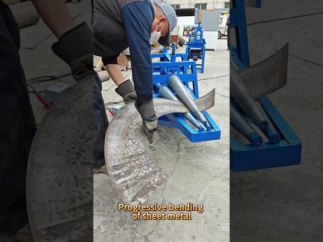 Design of a simple three-cone cone rolling machine
