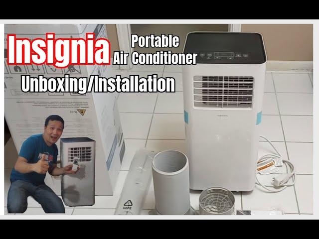 Insignia Portable Air Conditioner  NS-AC10PWH5-C 10000 BTU  Unboxing/Installation/Review