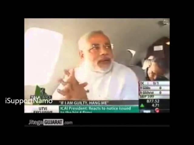 Mindblowing !! How Narendra Modi trapped a Reporter in his own Game of Argument