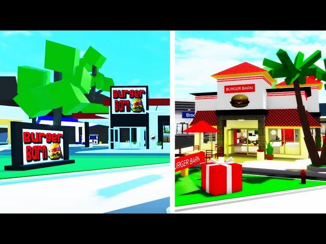 Roblox Brookhaven RP OLD BURGER BARN vs NEW BURGER BARN