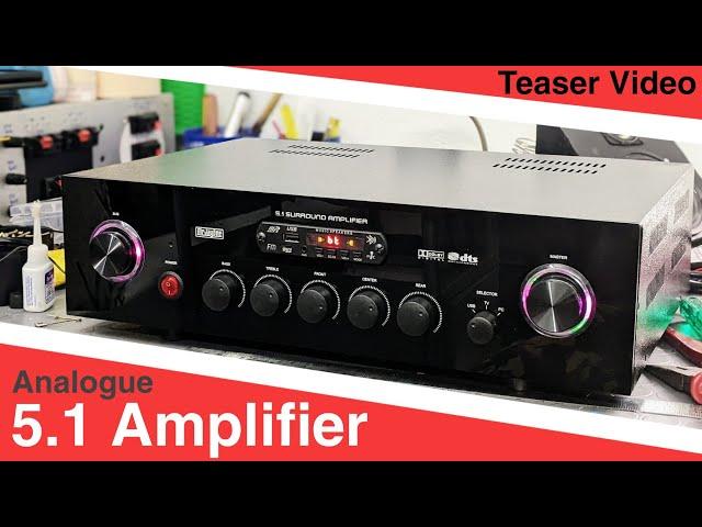 Teaser Video| Basic Analogue 5.1 Amplifier| Budget Friendly 5.1 Amplifier #mrjaybee#audio#subwoofer