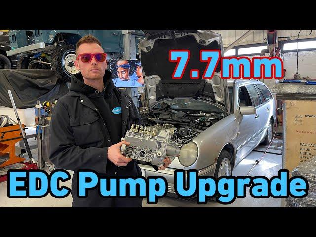 7.7mm EDC pump fitment to a STOCK W210 E300td DYNO results