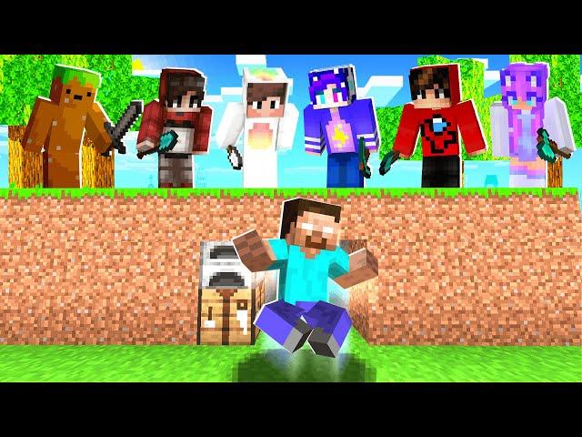 Minecraft: HEROBRINE vs 5 YOUTUBERS Minecraft Manhunt PERO SOY HEROBRINE